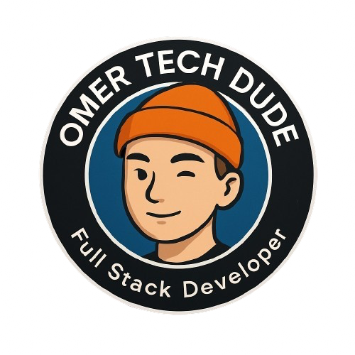 Omer Tech Dude Logo